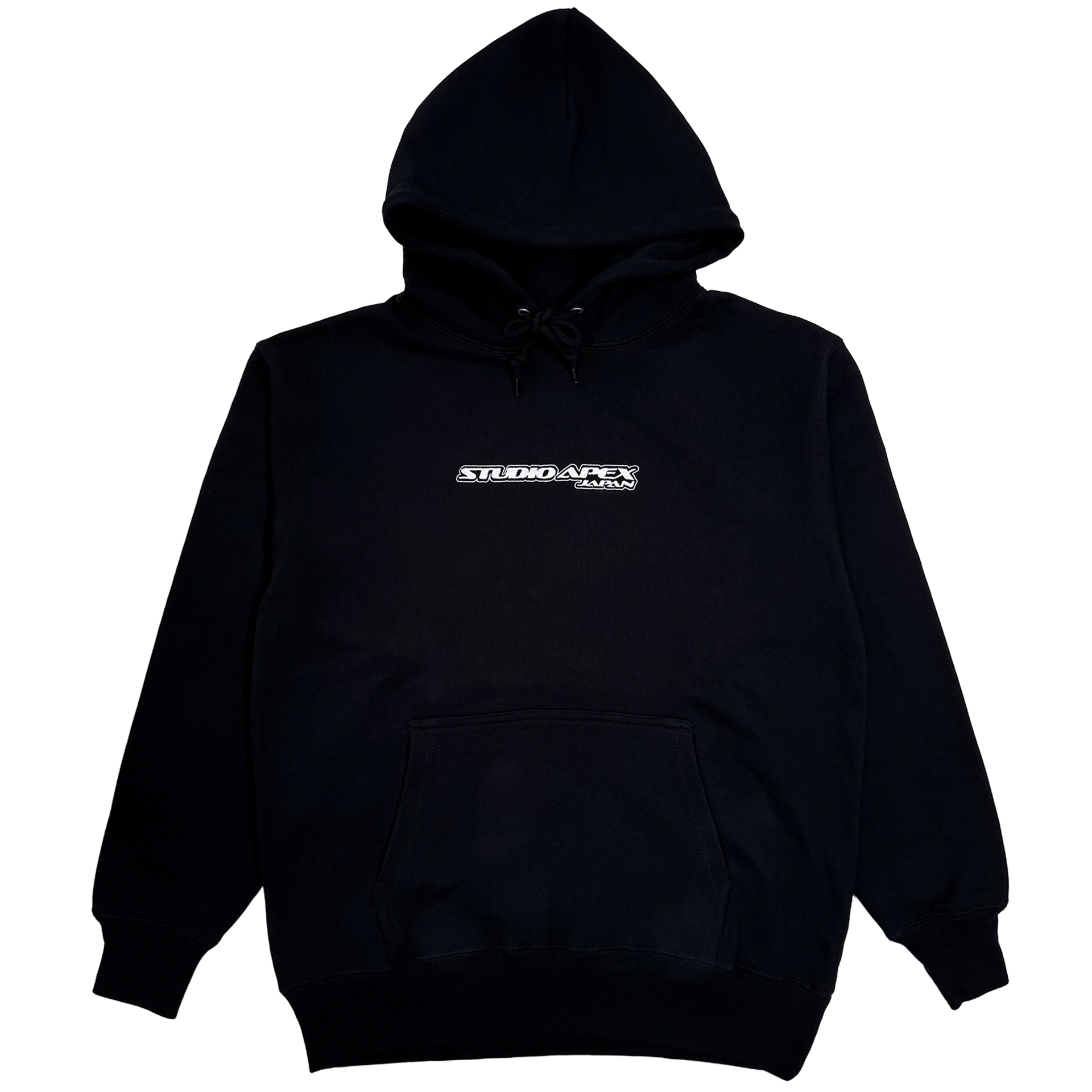 CLASSIC LOGO HOODIE (BLACK) – Studio Apex Japan